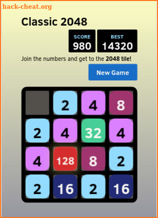 Classic 2048 Premium (Ads - Free) screenshot