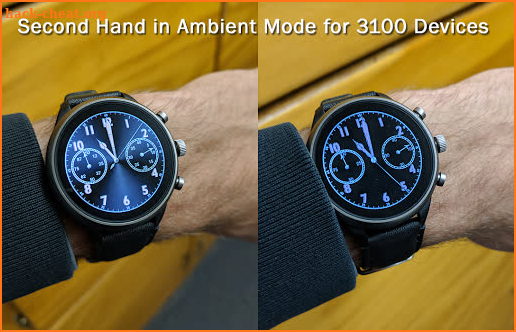 Classic 3100 - Wear OS Watch Face Ambient Second screenshot