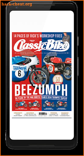 Classic Bike Magazine screenshot