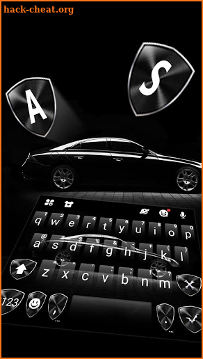 Classic Black Business Keyboard Theme screenshot