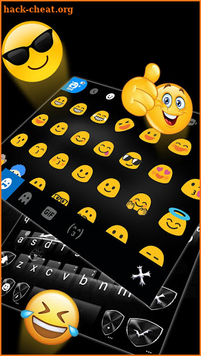 Classic Black Business Keyboard Theme screenshot