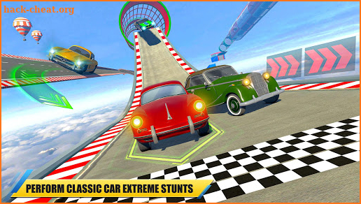 Classic Car Stunt Games: Mega Ramp Stunt Car Games screenshot