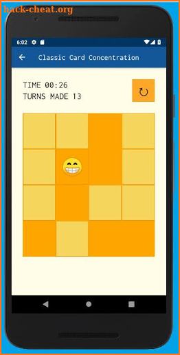 Classic Card Concentration screenshot