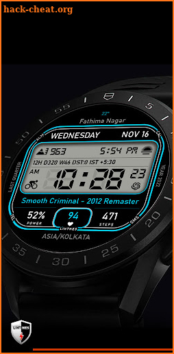 Classic Dark Watch Face 006 screenshot