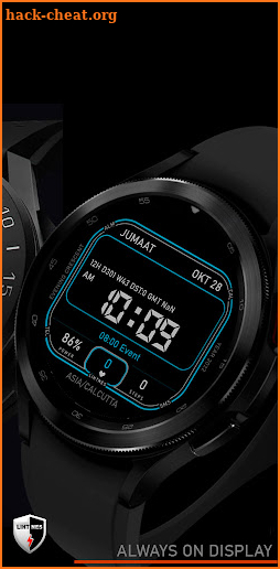 Classic Dark Watch Face 006 screenshot