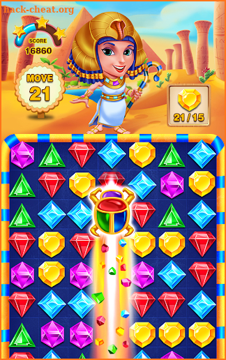 classic diamond puzzle pharaoh legend screenshot