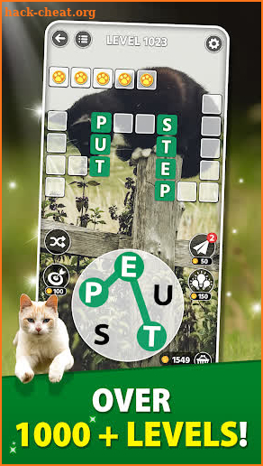 Classic Kitty Word Game screenshot