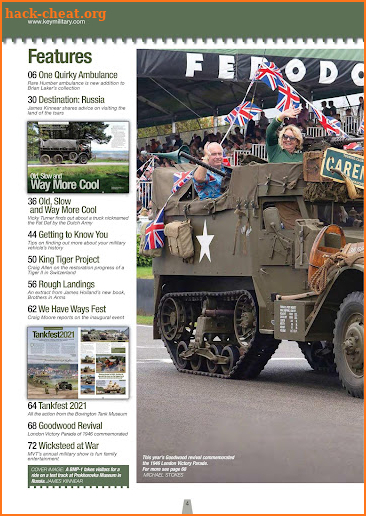 Classic Military Vehicle Magaz screenshot