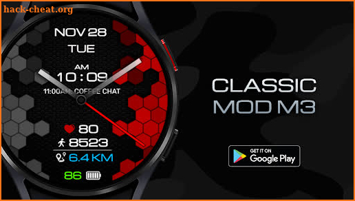 Classic ModM3 Analog WatchFace screenshot