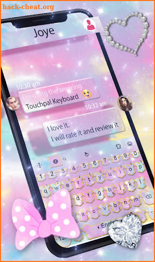 Classic Pastel Color Keyboard Theme screenshot