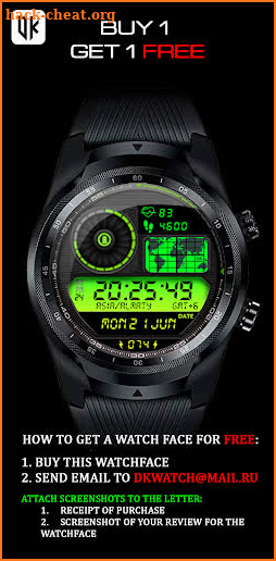 Classic Retro Watch Face screenshot