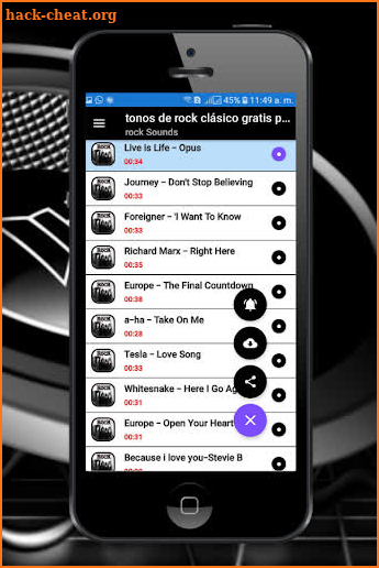 classic rock music ringtones free for cell phone screenshot