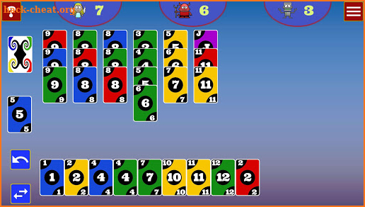 Classic Rummy card game screenshot