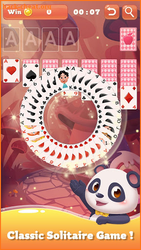 Classic Solitaire Panda screenshot