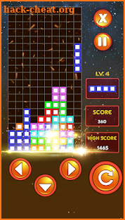 Classic tetris screenshot