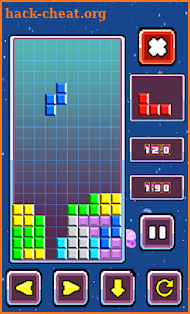 Classic tetris free screenshot