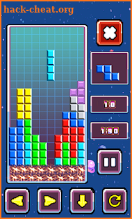 Classic tetris free screenshot