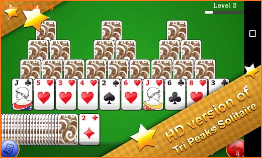 Classic Tri Peaks Solitaire screenshot