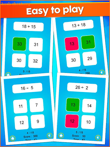 Classical Math Operation-Cool Maths Learning Games screenshot