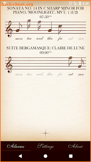Classical Music Alarm Clock screenshot