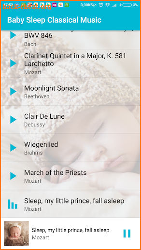 Classical Music for Baby Sleep screenshot