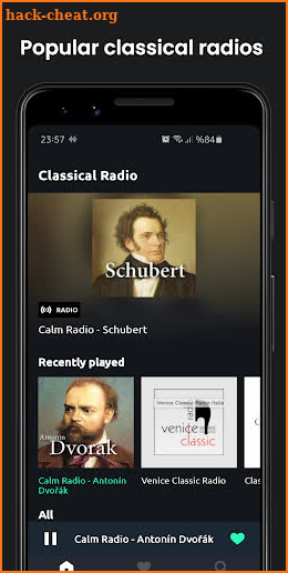 Classical Radio screenshot