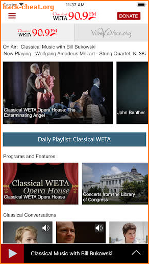 Classical WETA screenshot