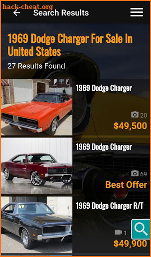 ClassicCars.com screenshot