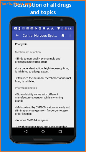 Classify Rx for pharmacology screenshot