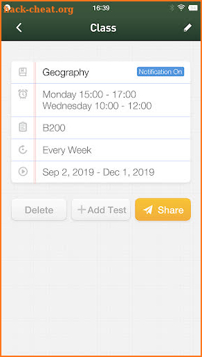 ClassTable - Study Timetable & Countdown screenshot