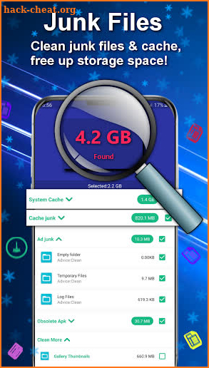 Clean Fast - Super Powerful Junk Cleaner & Booster screenshot