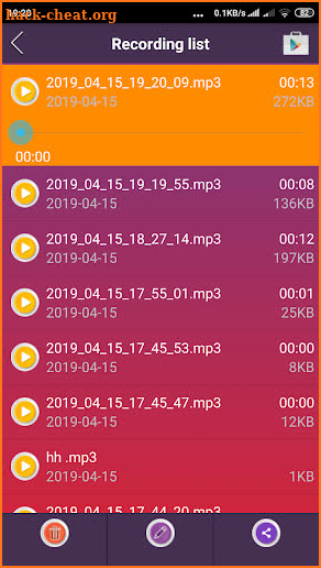 Clean Voice Recorder Pro 2019 screenshot