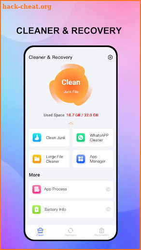 Cleaner Junk & Photo Recovery screenshot