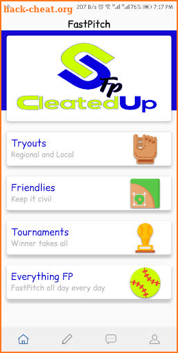 Cleatedup FP screenshot