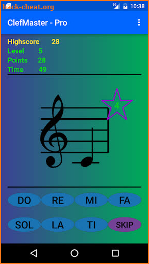 Clef Master Pro screenshot