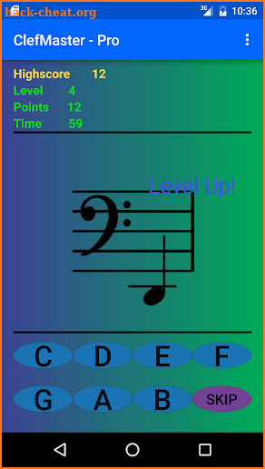 Clef Master Pro screenshot