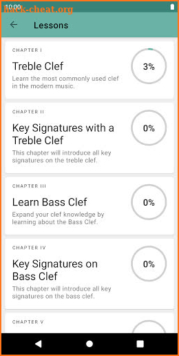 Clefs: Music Reading Trainer screenshot