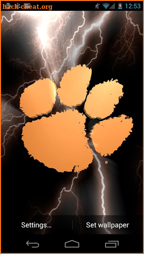 Clemson Tigers Live WPs screenshot