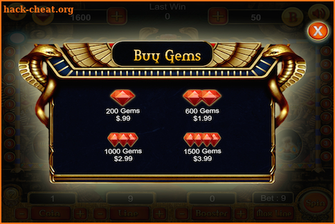 Cleopatra and Pharaon's Slots+ screenshot