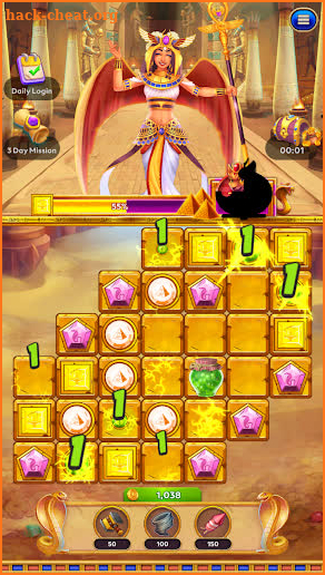 Cleopatra Jewels: God Puzzle screenshot