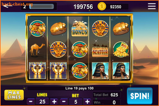 Cleopatra Slots Fortunes of Luxor Egypt screenshot