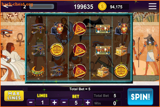 Cleopatra Slots Fortunes of Luxor Egypt screenshot