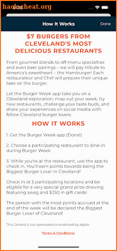 Cleveland Burger Week screenshot