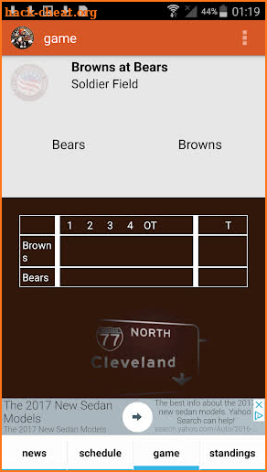 Cleveland Football News screenshot