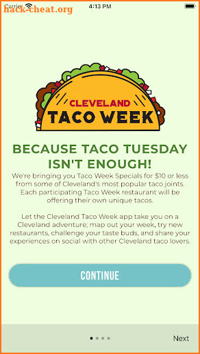 Cleveland Taco Week screenshot