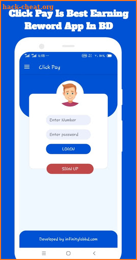 Click Pay screenshot