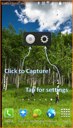 Clicklak - Camera Widget screenshot