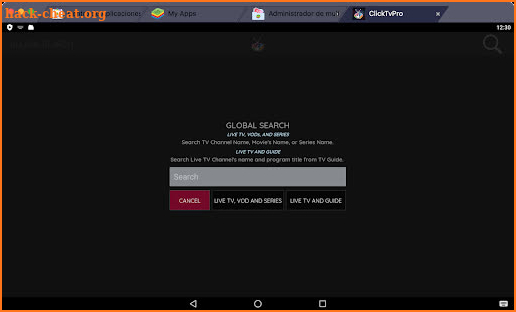 CLICKTVPRO screenshot