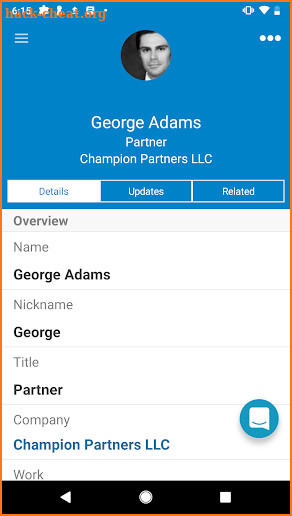 ClientLook CRM screenshot