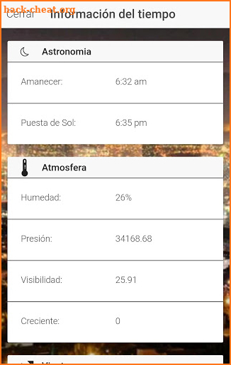 clima de mexicali screenshot